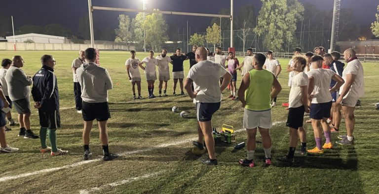 Rugby Civitavecchia preparazione prima di campionato