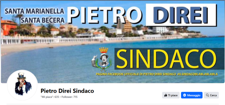 pietro direi sindaco