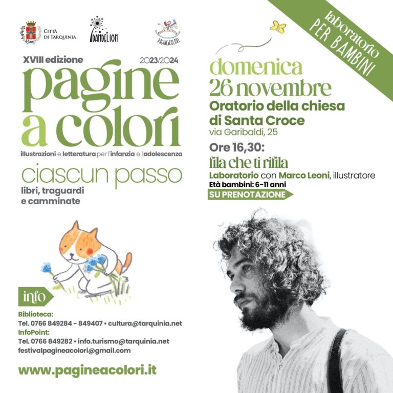Locandina laboratorio Marco Leoni