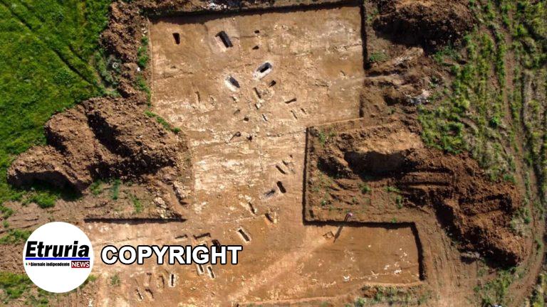 Necropoli epoca imperiale scoperta a Tarquinia (1)