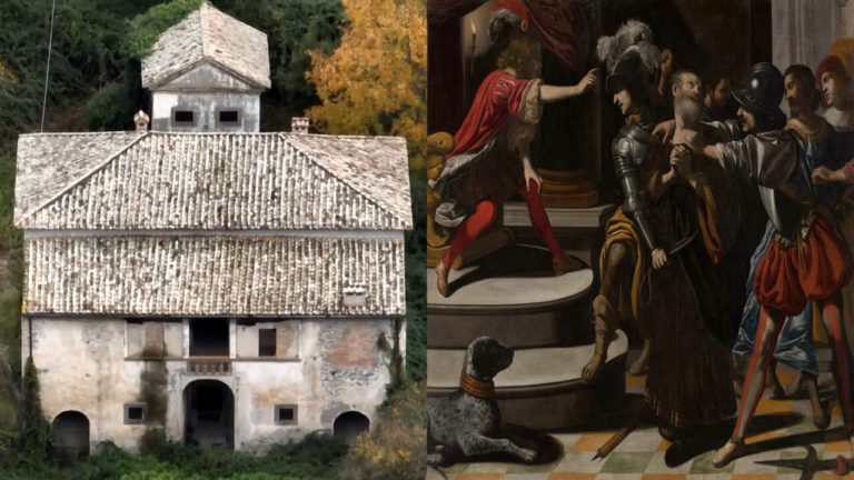 Villa Maidalchina e La cattura di san Pietro esposta a Lucca