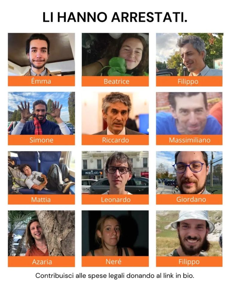 attivisti arrestati