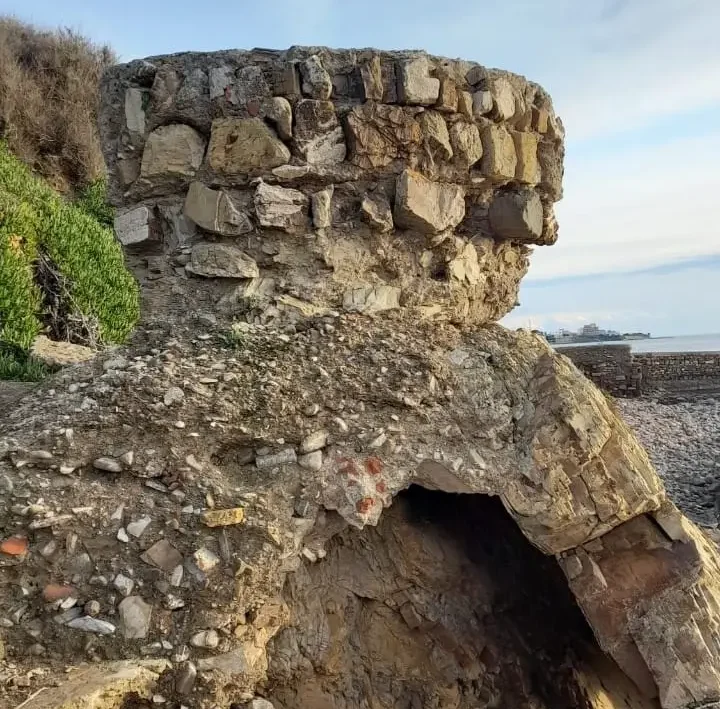 bunker crollato
