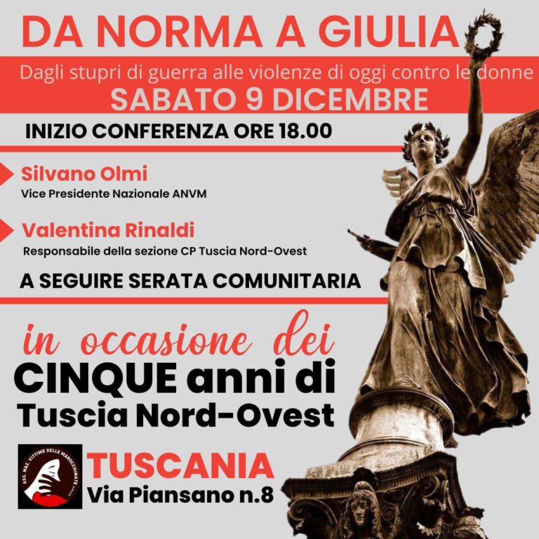 conferenza tuscania sabato 9 dicembre 2023