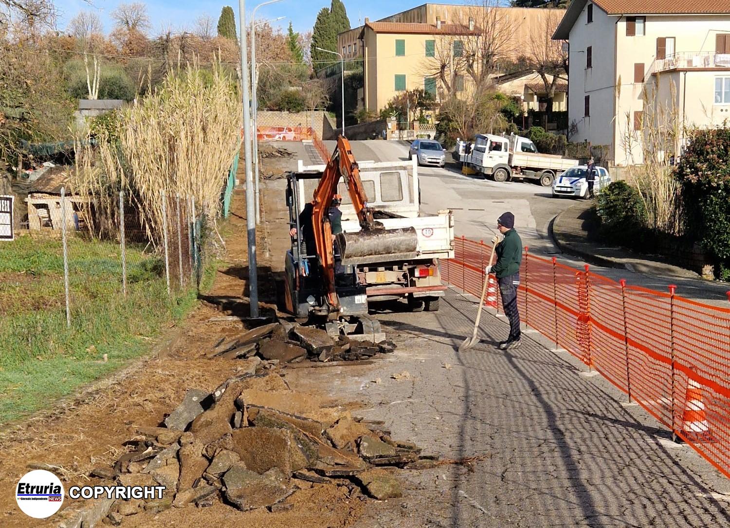 Lavori via XXV Aprile 2