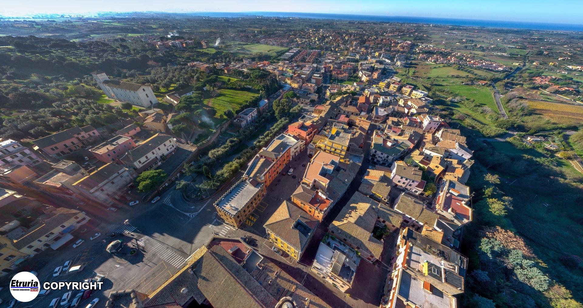 cerveteri veduta aerea