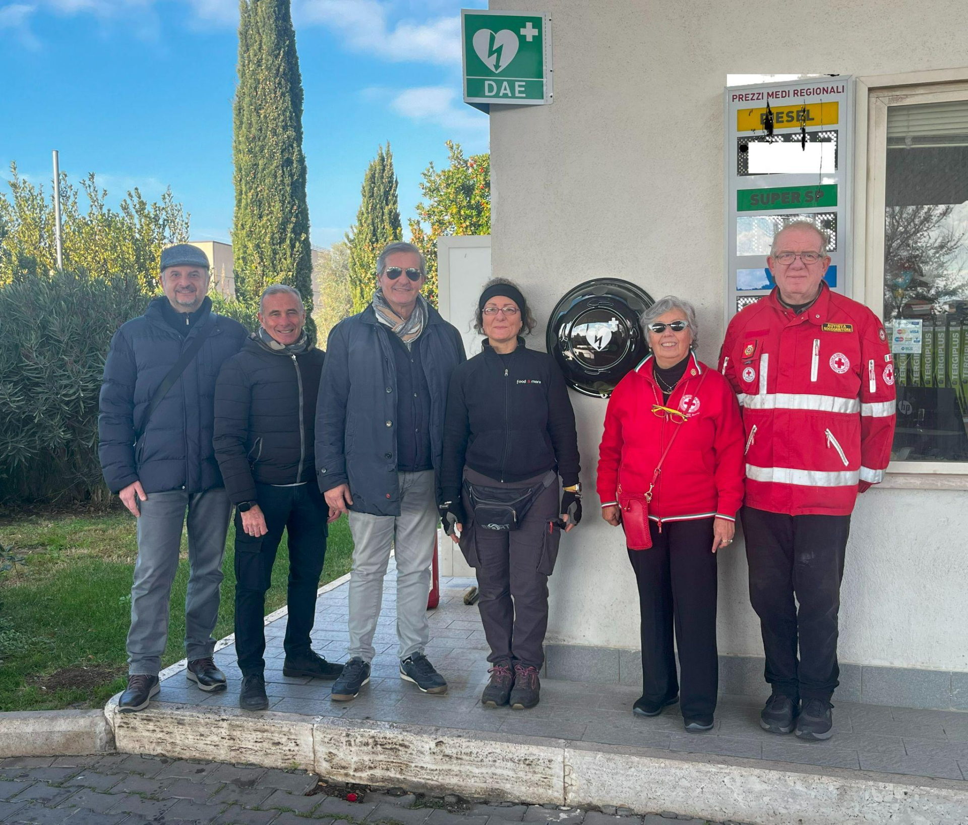 defibrillatore tarquinia polizia