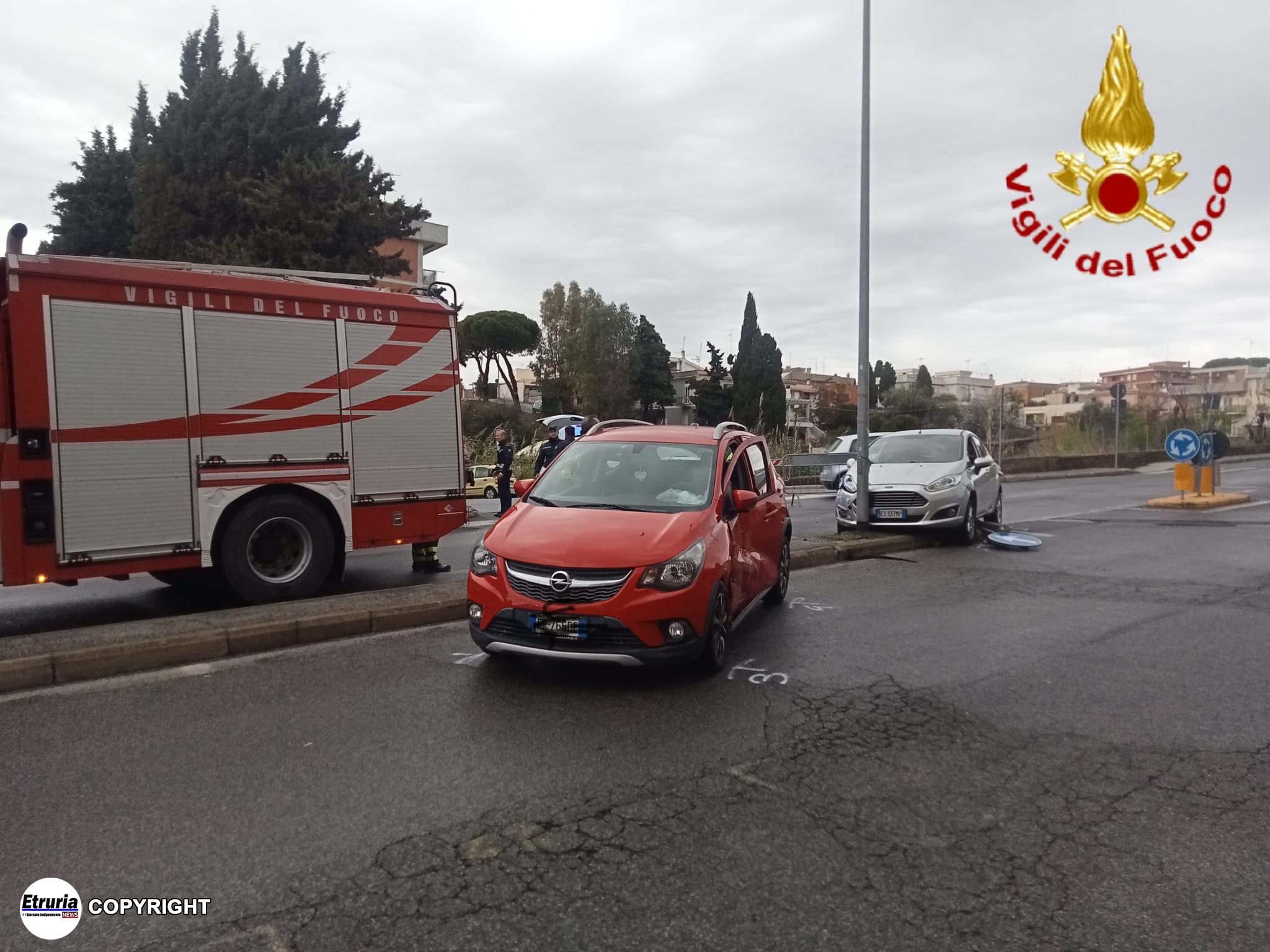 scontro civitavecchia incidente