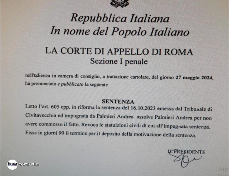 assoluzione palmieri