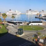 Navi da crociera porto di Civitavecchia