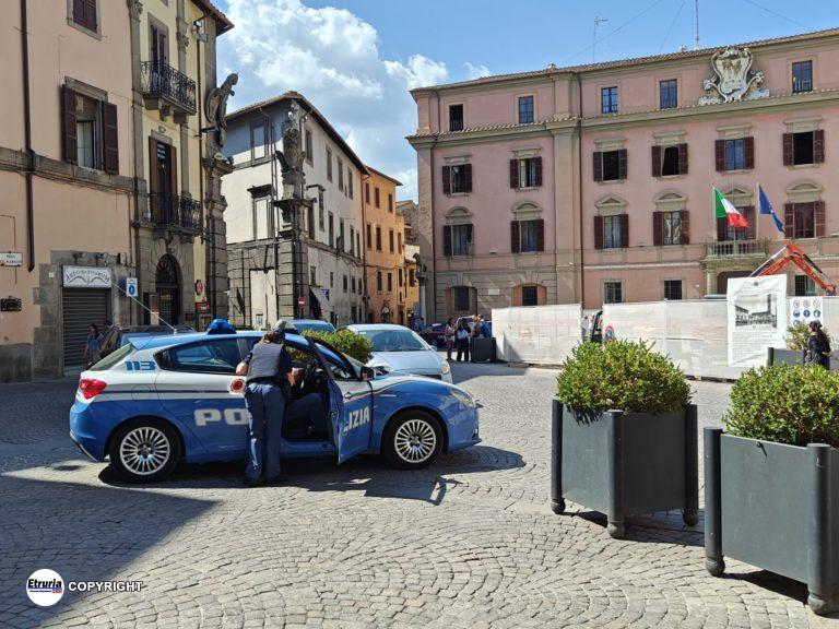polizia centro storico viterbo