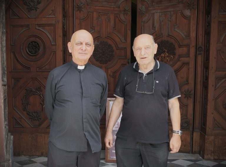 Don Antonio Pyznar e don Rinaldo Copponi