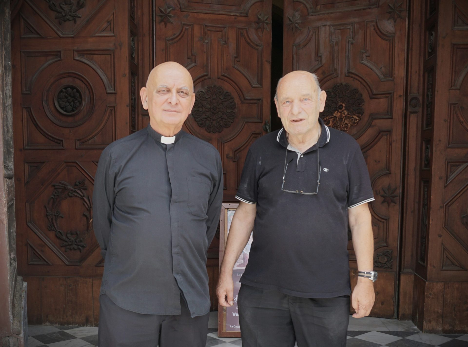 Don Antonio Pyznar e don Rinaldo Copponi