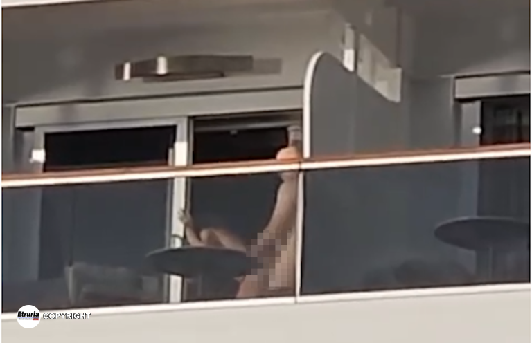 Civitavecchia Porto – Inaugurano il varo della MSC Explora II facendo sesso sul terrazzino della cabina (VIDEO)