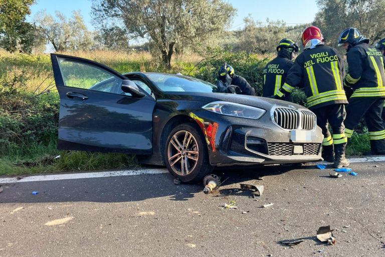Canino - Incidente lungo la Castrense