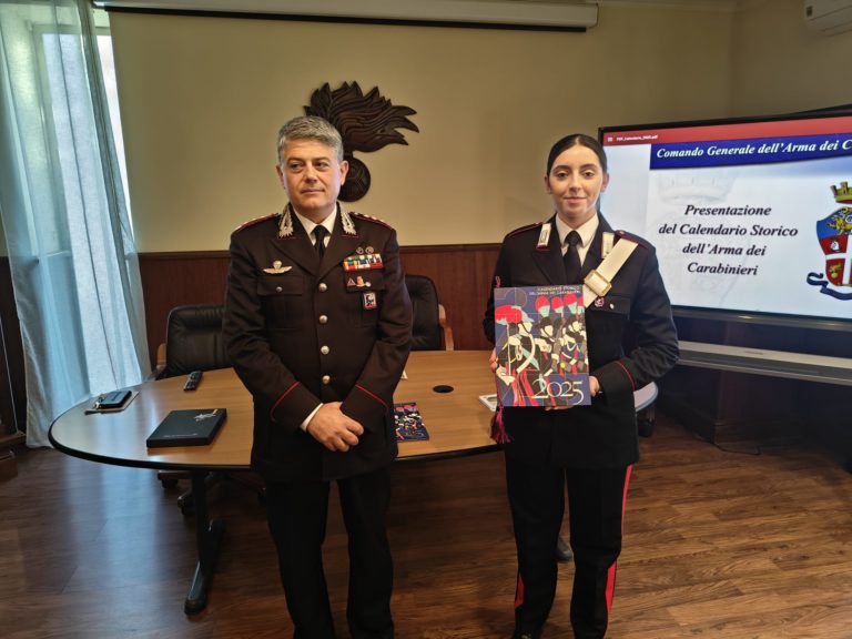 calendario arma carabinieri viterbo massimo friano