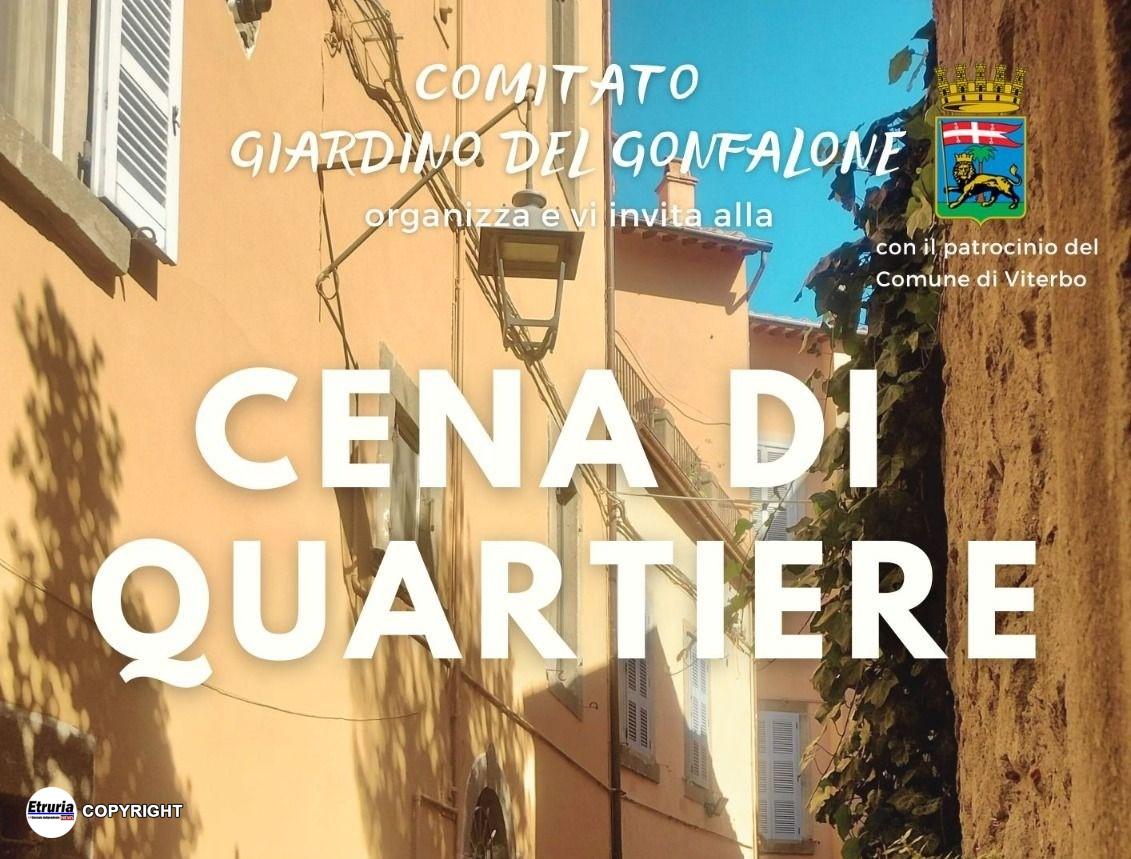 cena di quartiere gonfalone