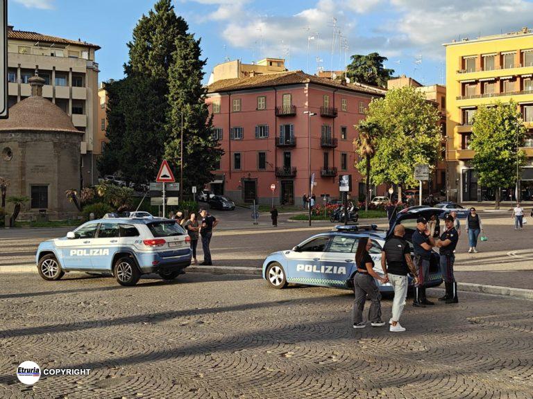 polizia controlli centro storico viterbo
