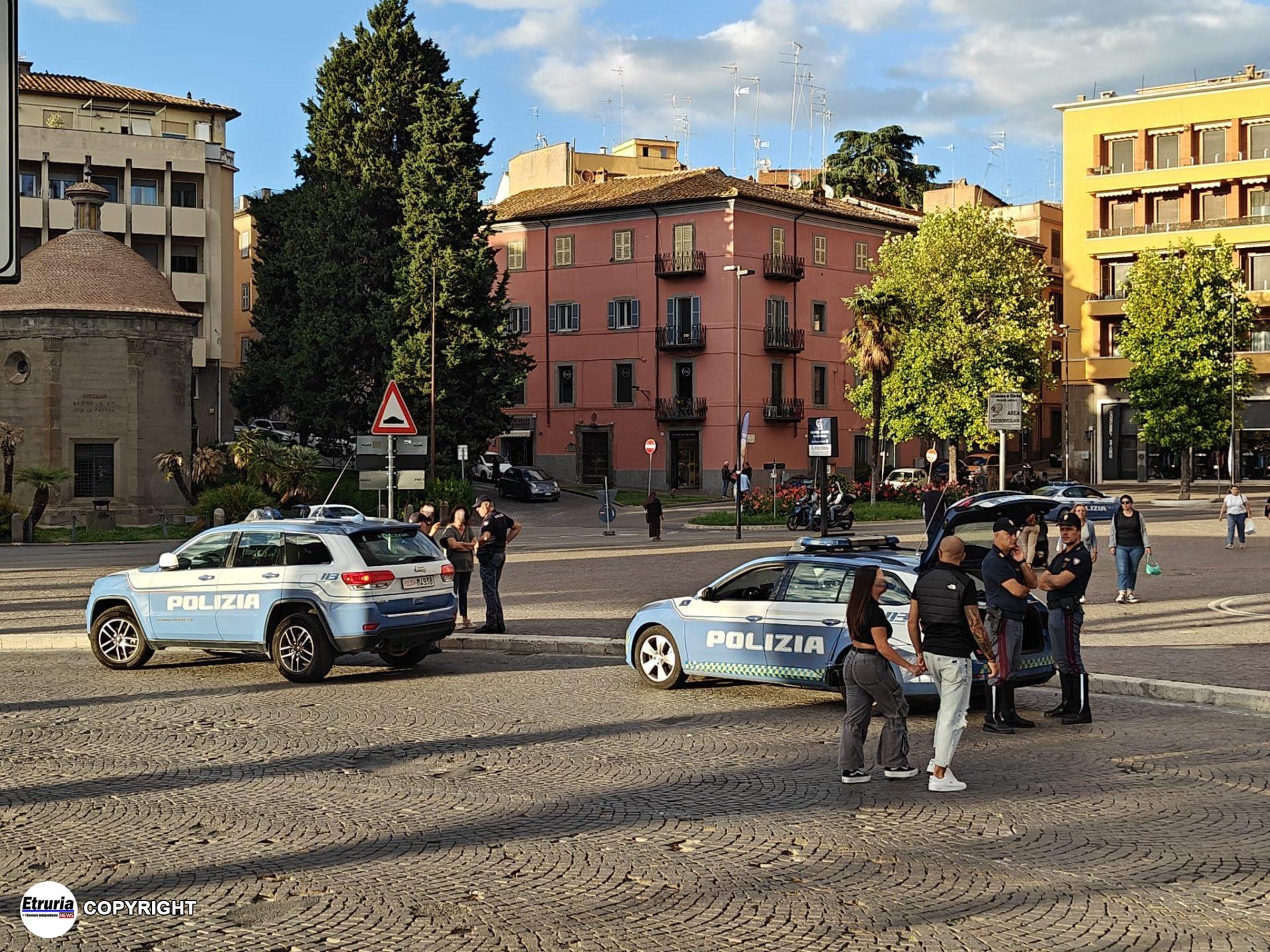 polizia controlli centro storico viterbo