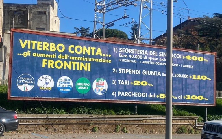 manifesto viterbo conta opposizione