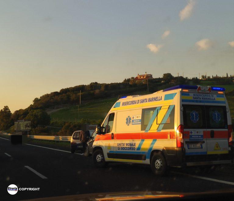 incidente a12 civitavecchia sud