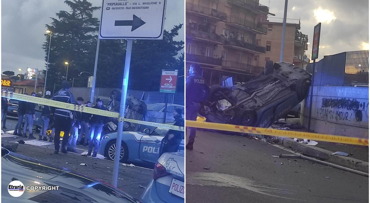 incidente polizia roma