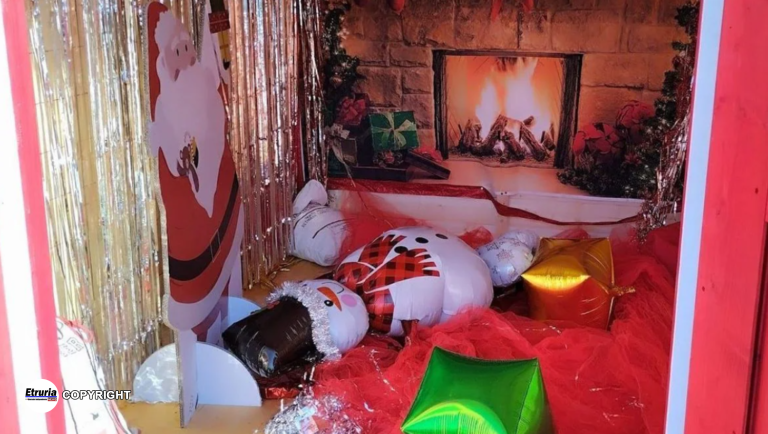 casetta di babbo natale oderzo treviso