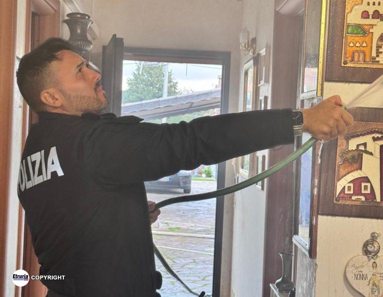 incendio ostia polizia