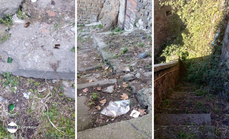 via delle mole viterbo centro storico degrado