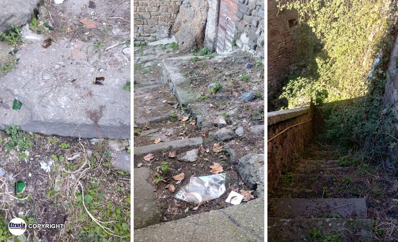 via delle mole viterbo centro storico degrado