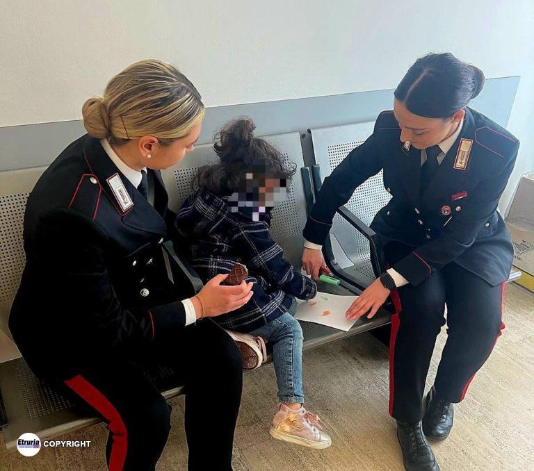 carabinieri roma termini bambina roma