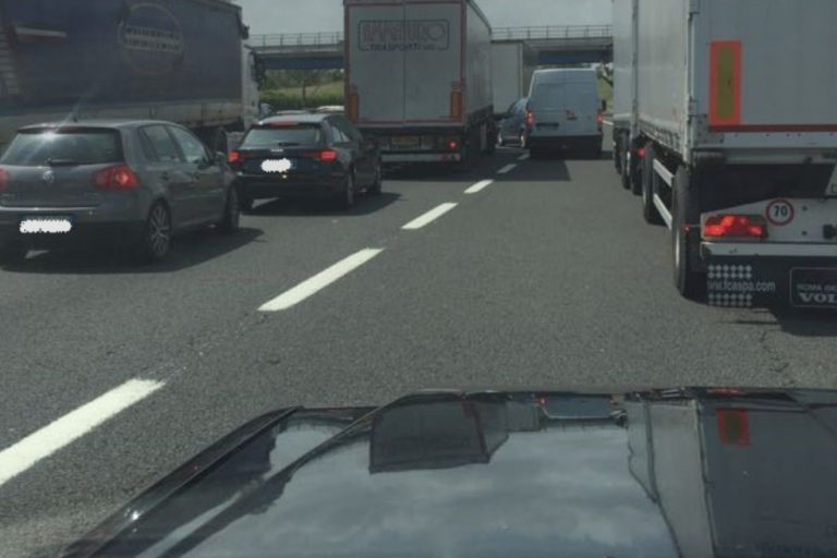 Incidente A1 autostrada code traffico