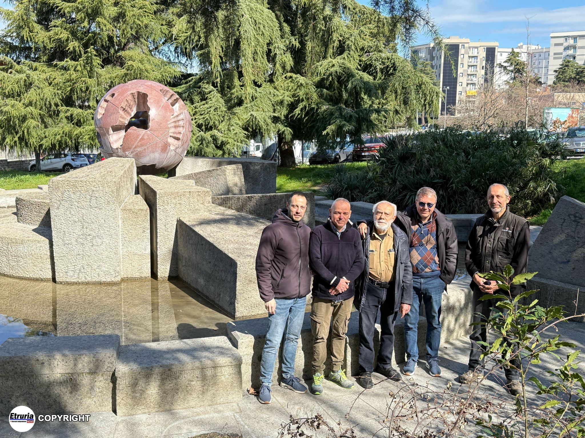 fontana a sfera murialdo aronne