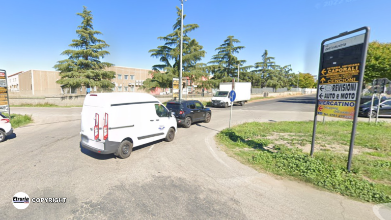 poggino viterbo via dell'industria incrocio