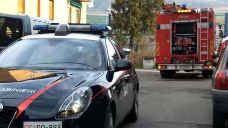 Carabinieri e vigili del fuoco