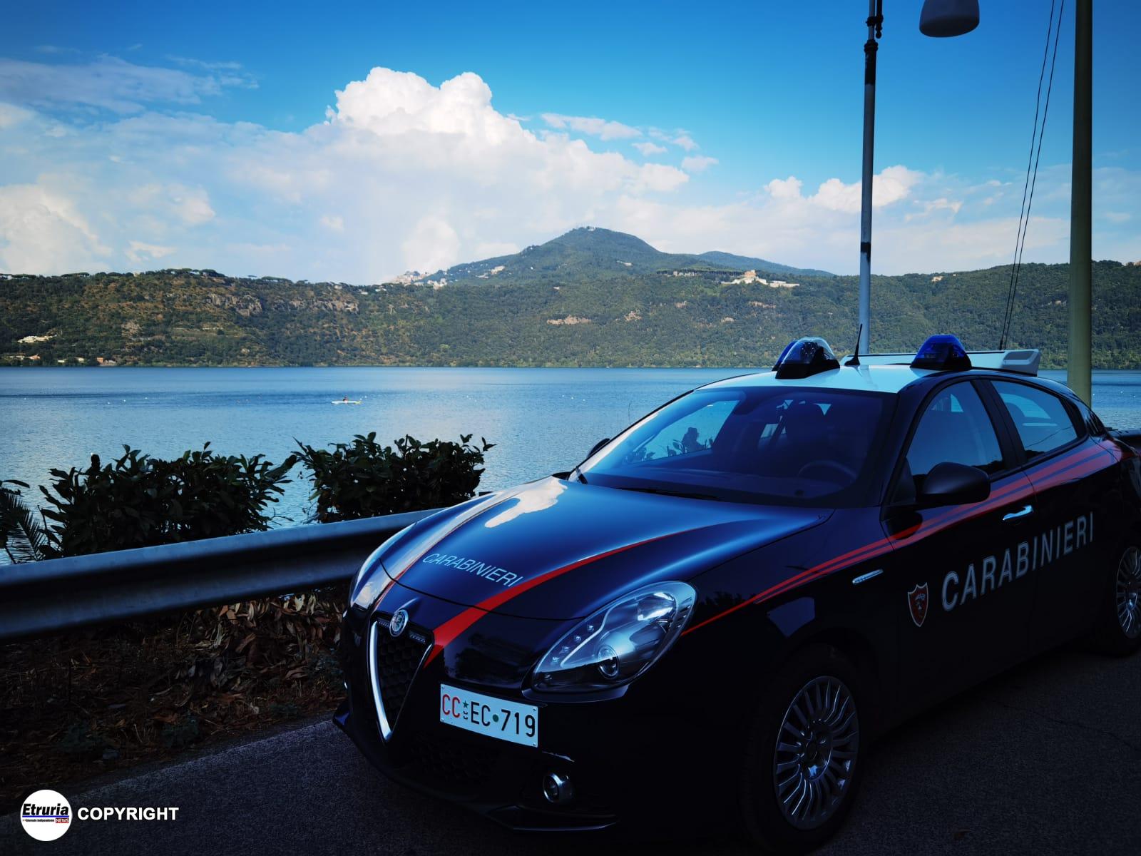 CASTEL GADNOLFO - I Carabinieri intervenuti