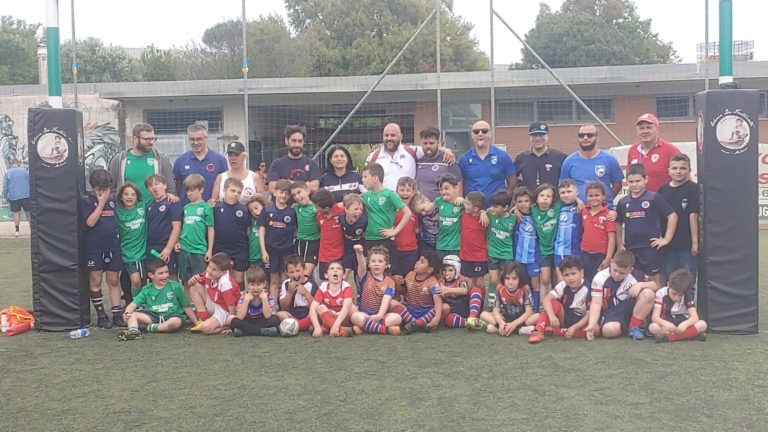 Rugby Civitavecchia alla festa del rugby