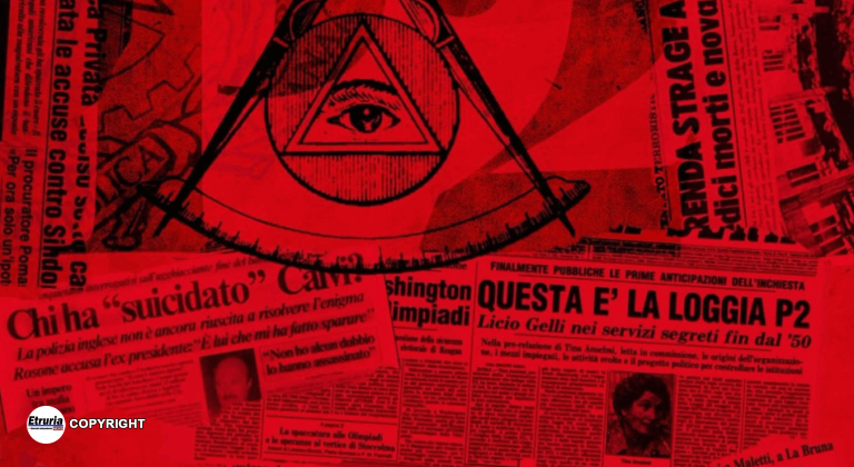 massoneria p2 titoli giornale
