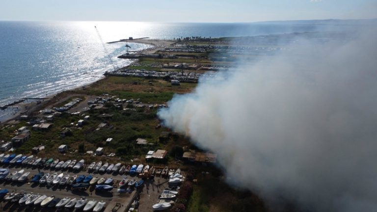INCENDIO LADISPOLI