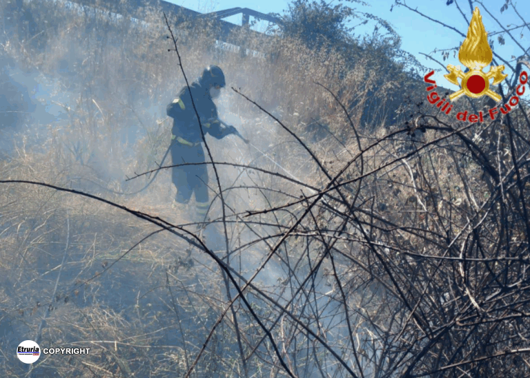 incendio fiumicino