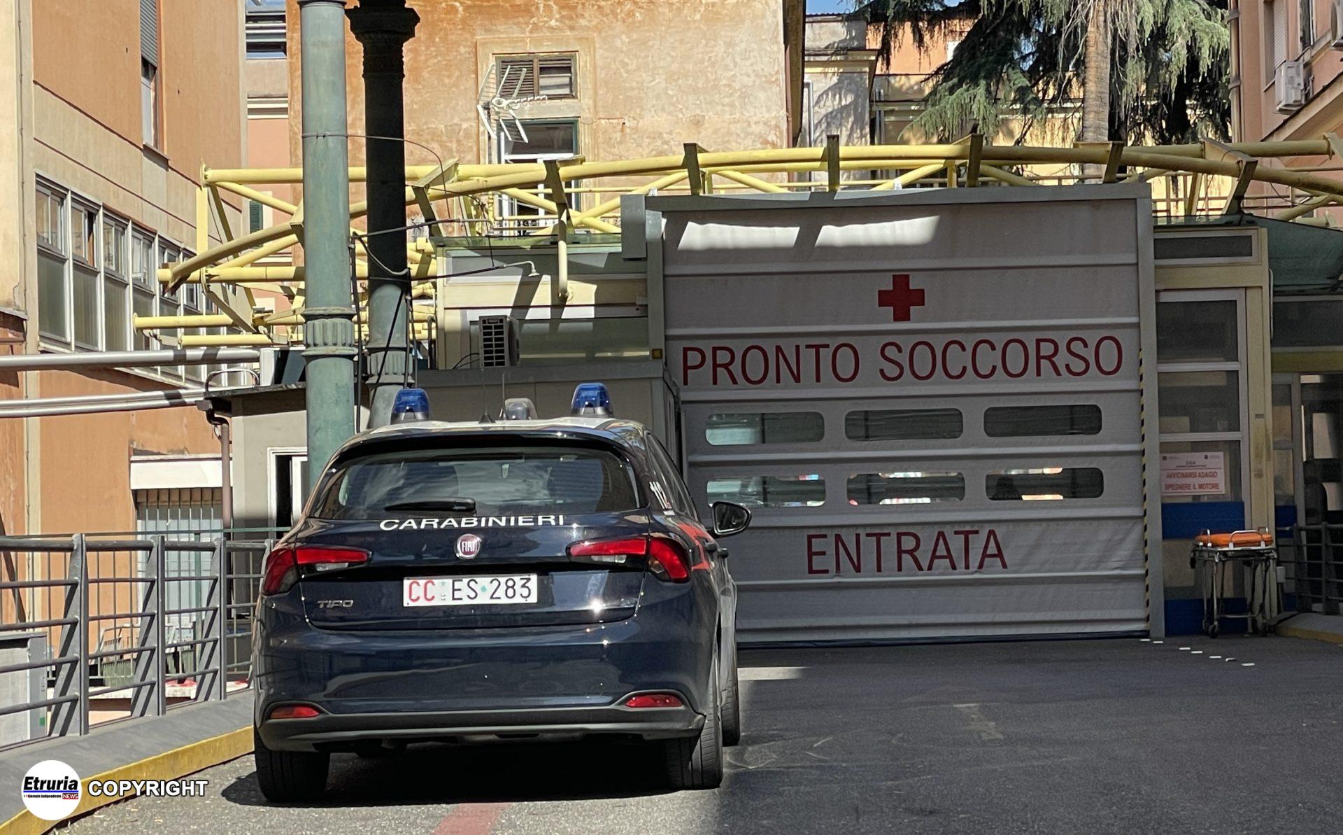 NRM - I Carabinieri intervenuti presso l'ospedale Umberto I
