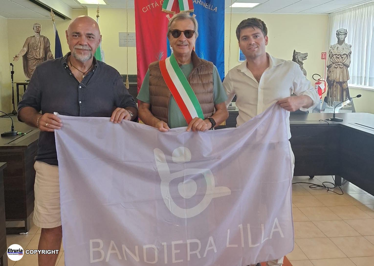 bandiera lilla