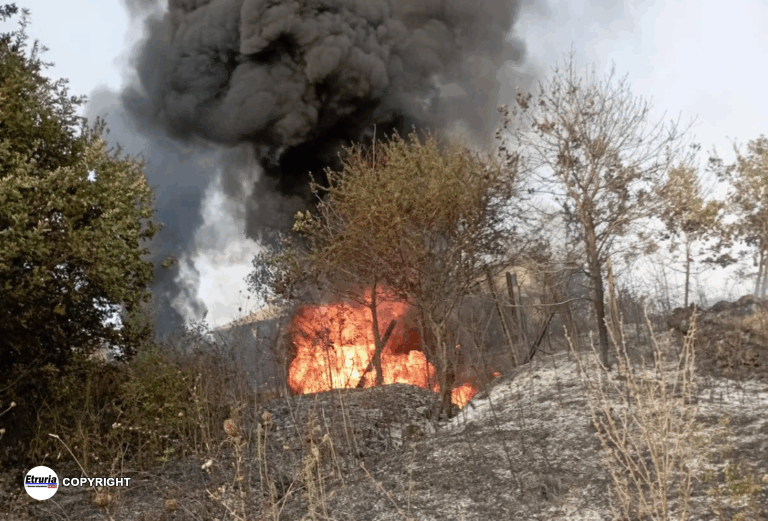 incendio bassano romano