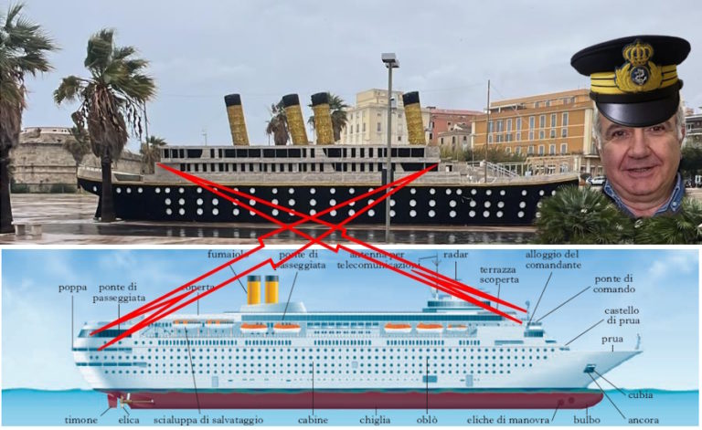 titanic montato al rovescio elogio ad alessi