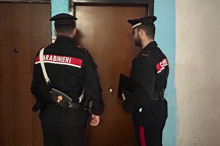 CASSIA - I Carabinieri intervenuti