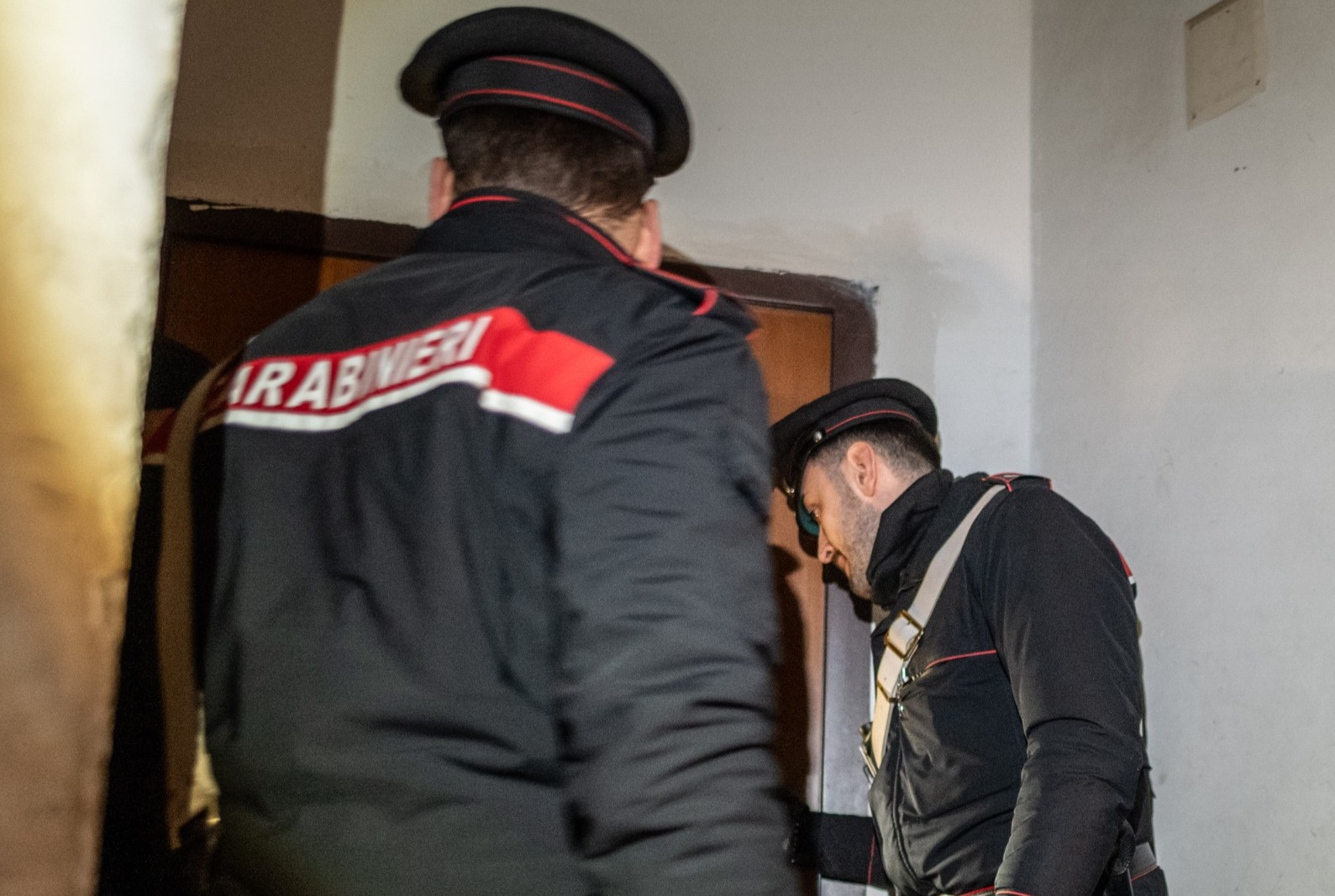 I Carabinieri intervenuti