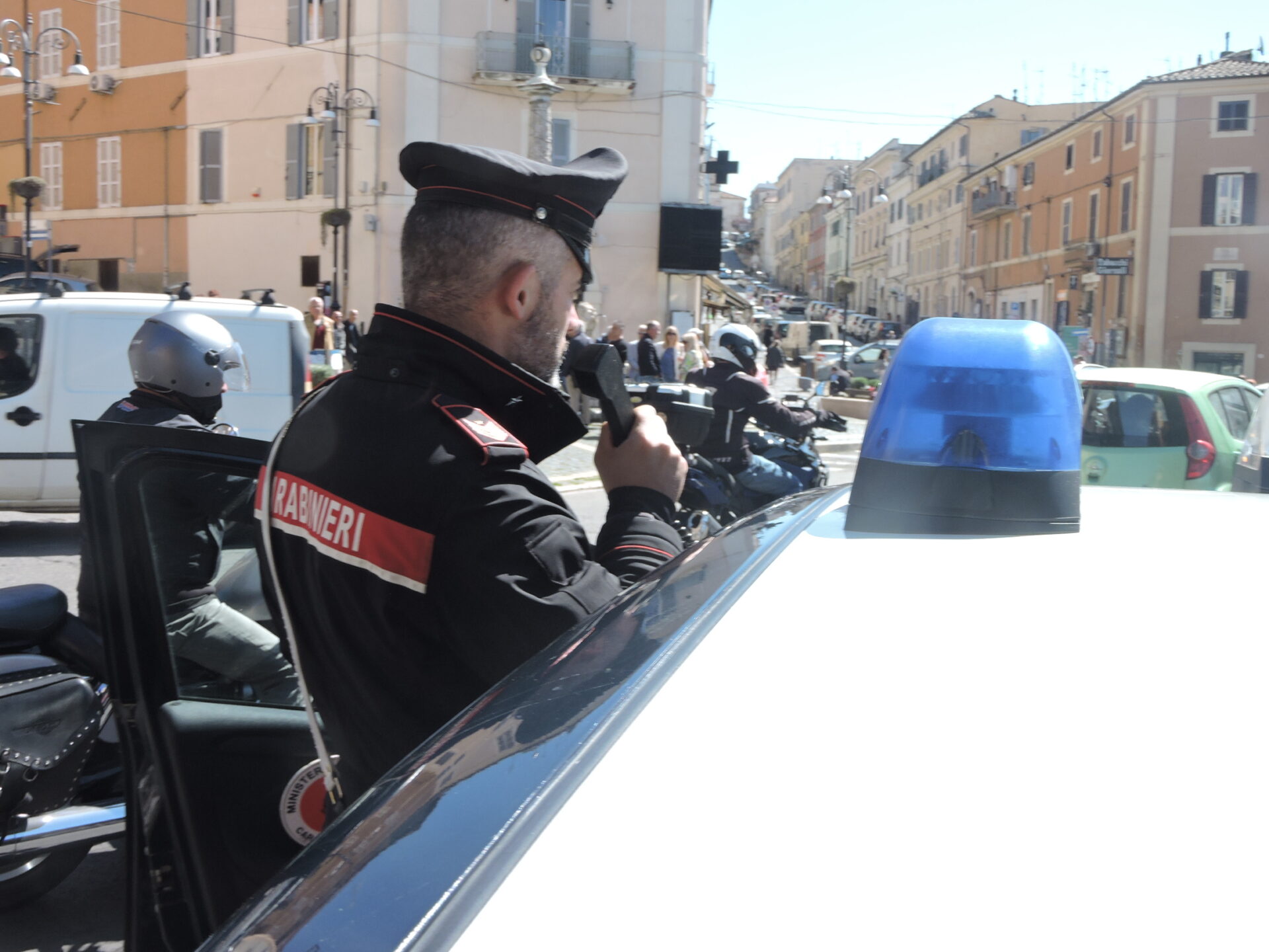 VELLETRI - I Carabinieri intervenuti