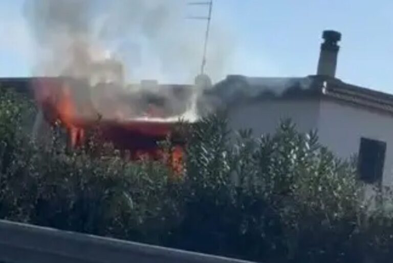 incendio marina di cerveteri