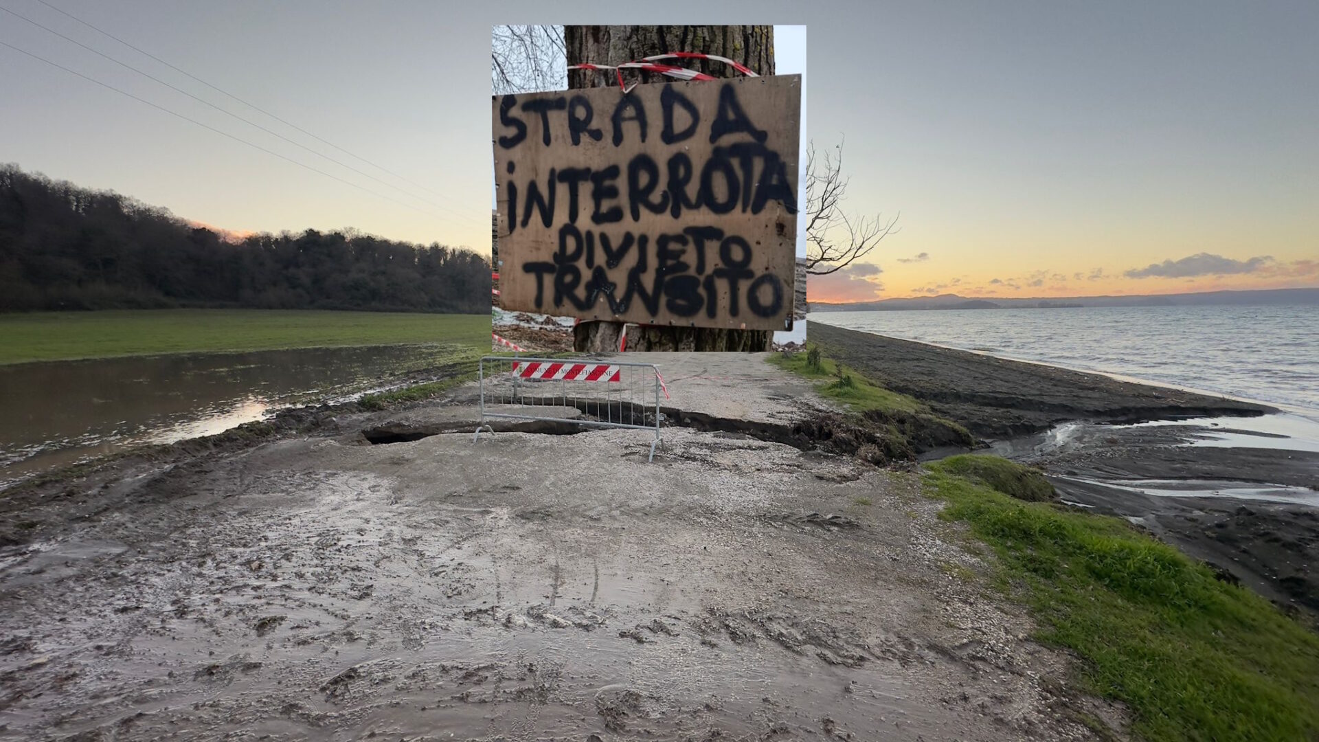strada interrota