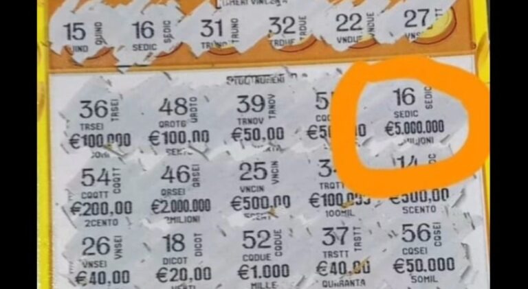vincita 5 milioni assisi